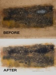 Restoration of Reuben Tam monoprint